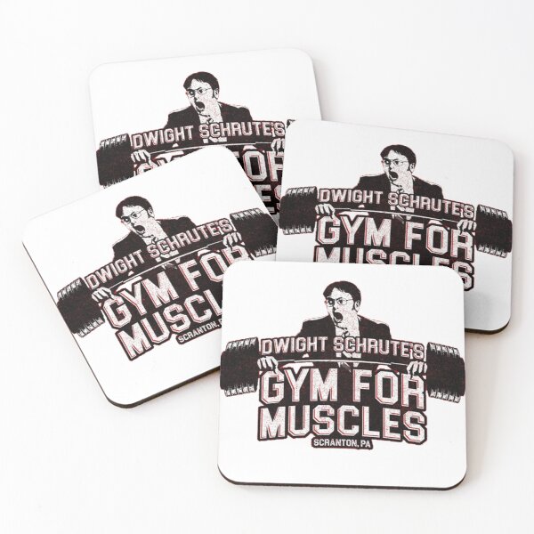 Item preview, Vintage Dwight Schrute's Gym For Muscles designed and sold by ColemanOlmos.
