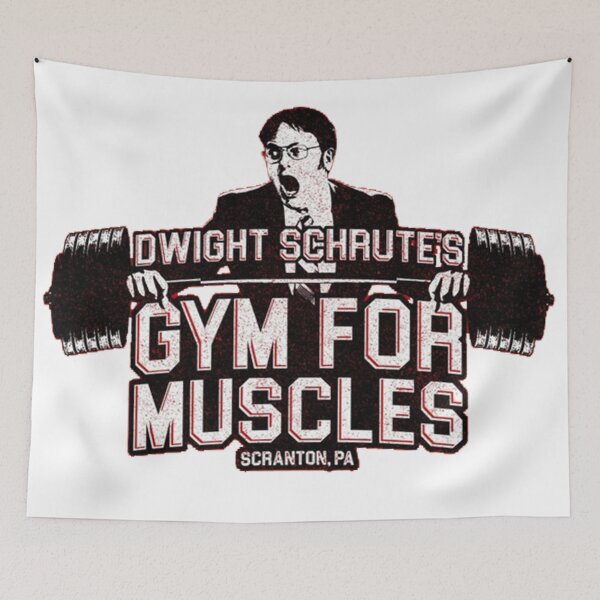 Item preview, Vintage Dwight Schrute's Gym For Muscles designed and sold by ColemanOlmos.