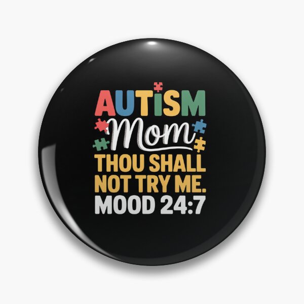 Item preview, Autism Mom Thou Shall Not Try Me - Autism Awareness Mom designed and sold by Moxizz.