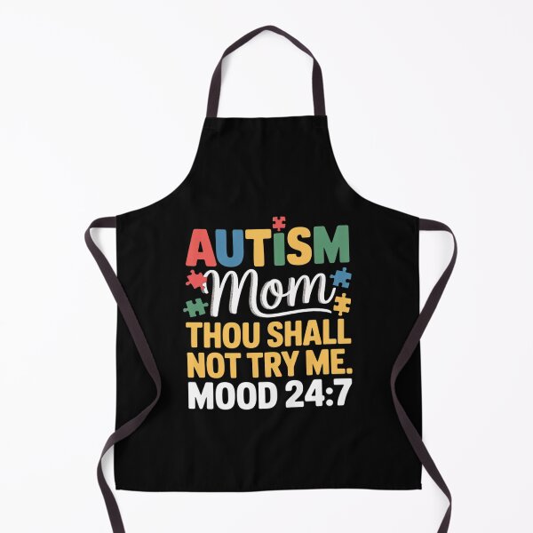 Item preview, Autism Mom Thou Shall Not Try Me - Autism Awareness Mom designed and sold by Moxizz.