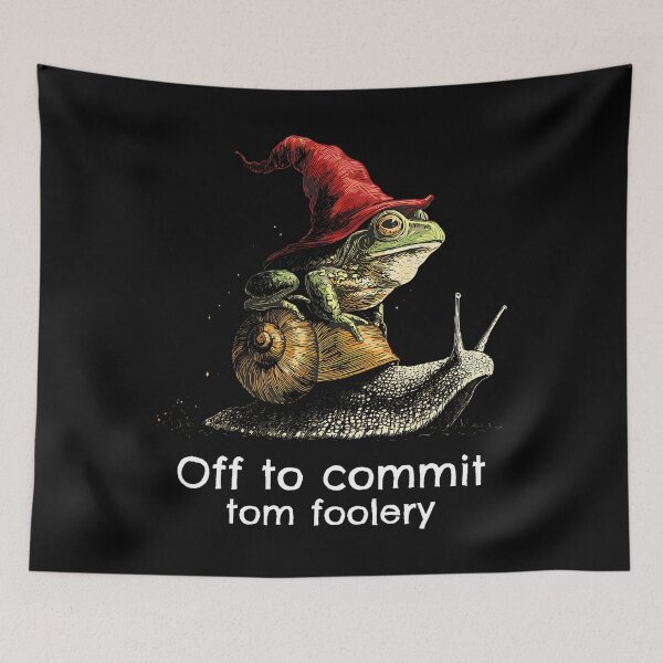 Item preview, Funny Frog Saying Off To Commit Tom Foolery designed and sold by HerbertKuhn112.