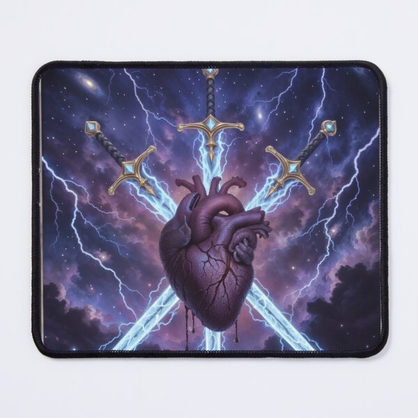 Item preview, Three of Swords - Cosmic Tarot Edition designed and sold by KYOFRAME.