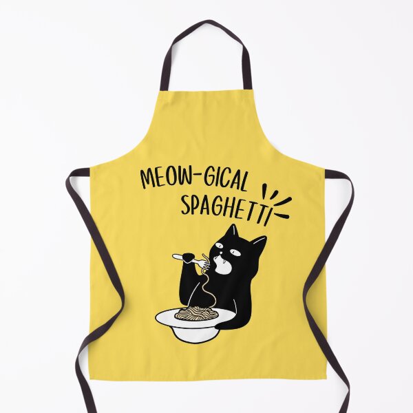 Item preview, Meow-gical Spaghetti – Playful Cat Pasta Illustration designed and sold by TheBeeKindSpace.