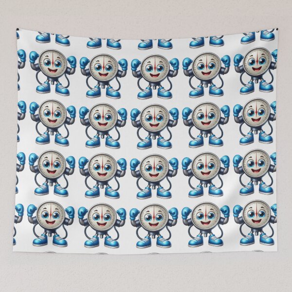 Item preview, Cute Blood Pressure Mascot Health Awareness designed and sold by LunaPixelStudio.