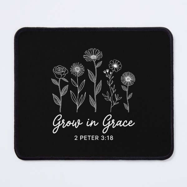 Item preview, Christian Wildflowers Grow in Grace Christian Bible Verse designed and sold by FaithAbbott.