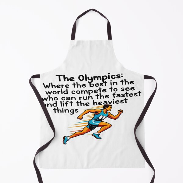 Item preview, The Olympics: Where the Best Compete – Funny Olympic Runner T-Shirt & Sticker Design designed and sold by Sushikidsntod.