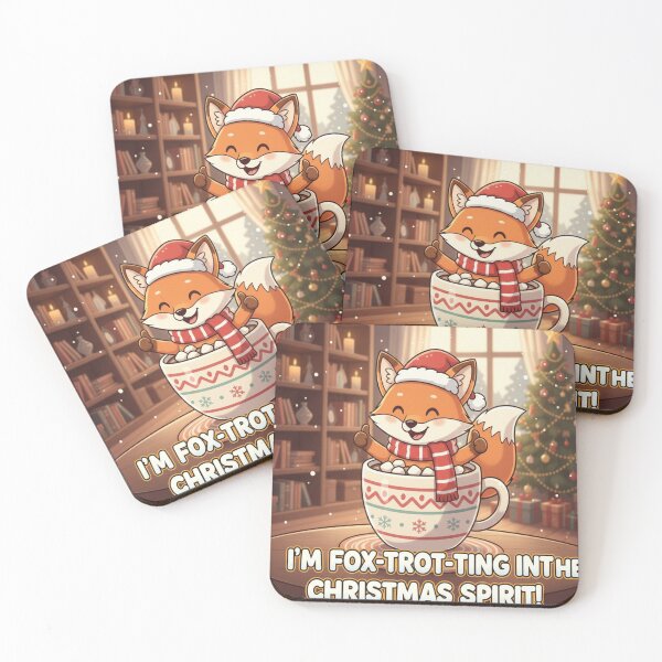 Item preview, Foxtrotting in Christmas Spirit designed and sold by JustSketchs.