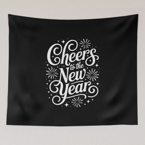 Item preview, New Years, Cheers To The New Years Day designed and sold by FaithAbbott.