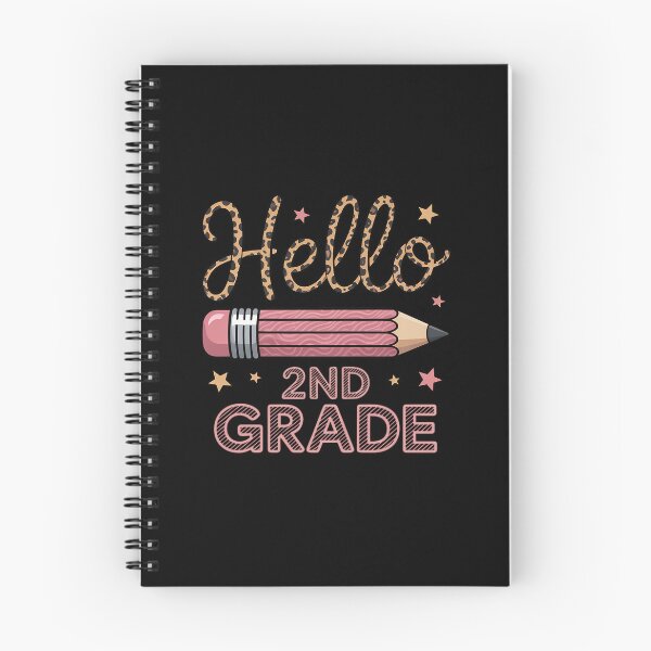 Item preview, Back to School Hello Second 2nd Grade Leopard Pencil Girl designed and sold by Moxizz.