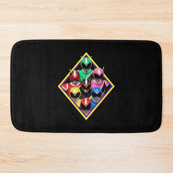 Item preview, Group Of Colorful Power Rangers In A Diamond Shape Pose Cool And Retro Vibes Awesome  designed and sold by Eboniggins.
