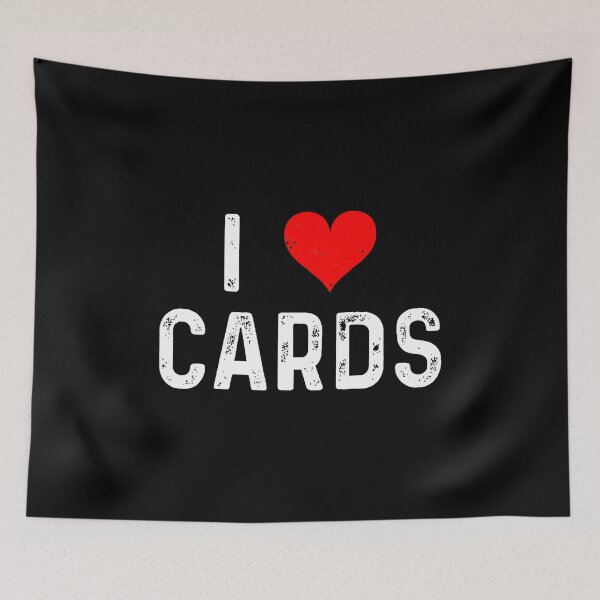 Item preview, I Love Cards - Heart - Poker 5 7 Card Stud Draw designed and sold by scottsurswab.