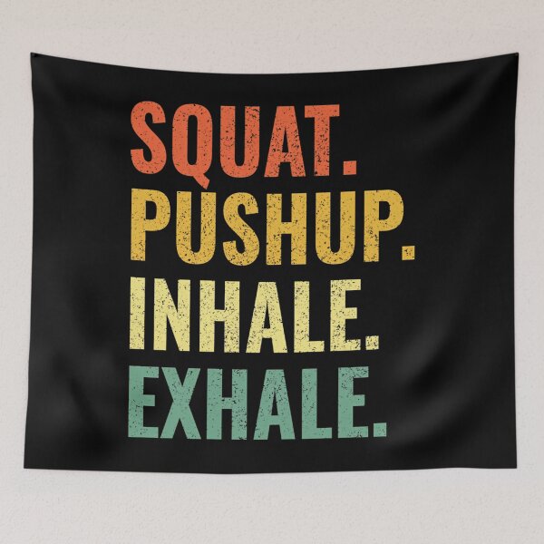 Item preview, HIIT Yoga Squat Pushup Breathe designed and sold by tbygbifxl11.