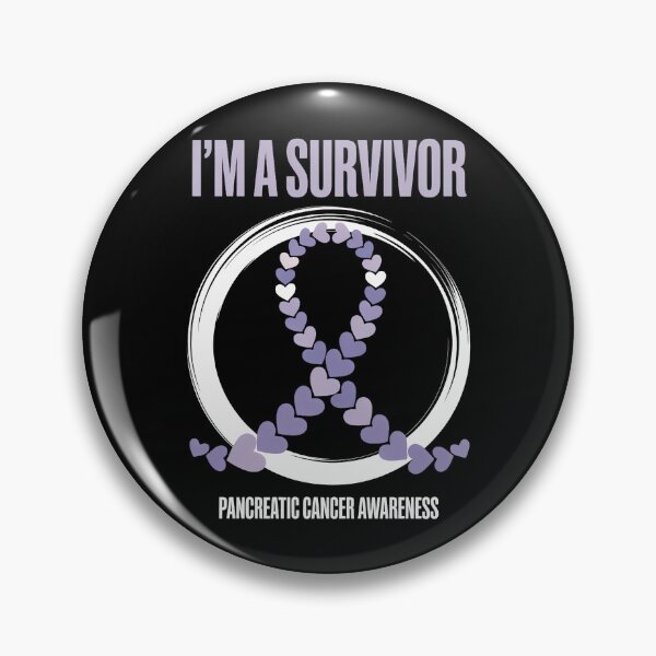 Item preview, Im A Survivor Purple Ribbon Pancreatic Cancer Awareness designed and sold by IdunayaStore.