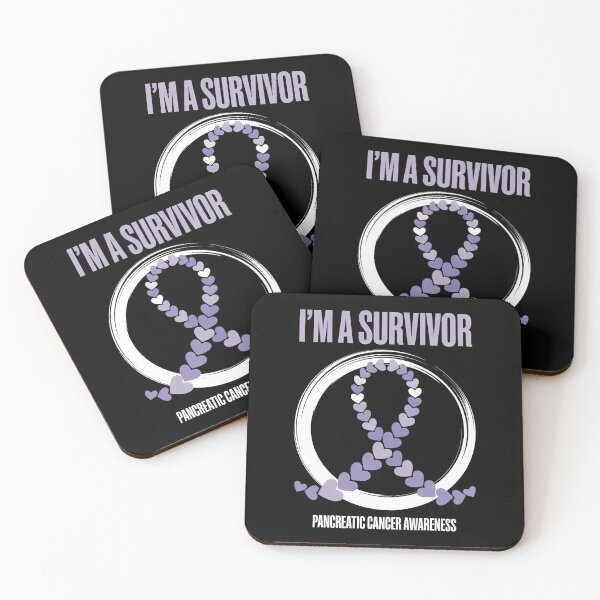 Item preview, Im A Survivor Purple Ribbon Pancreatic Cancer Awareness designed and sold by IdunayaStore.