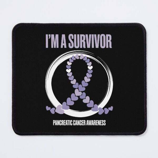 Item preview, Im A Survivor Purple Ribbon Pancreatic Cancer Awareness designed and sold by IdunayaStore.