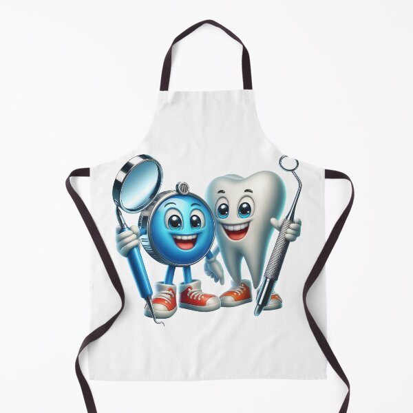 Item preview, Happy Dental Mascots for Kids Dentistry designed and sold by LunaPixelStudio.