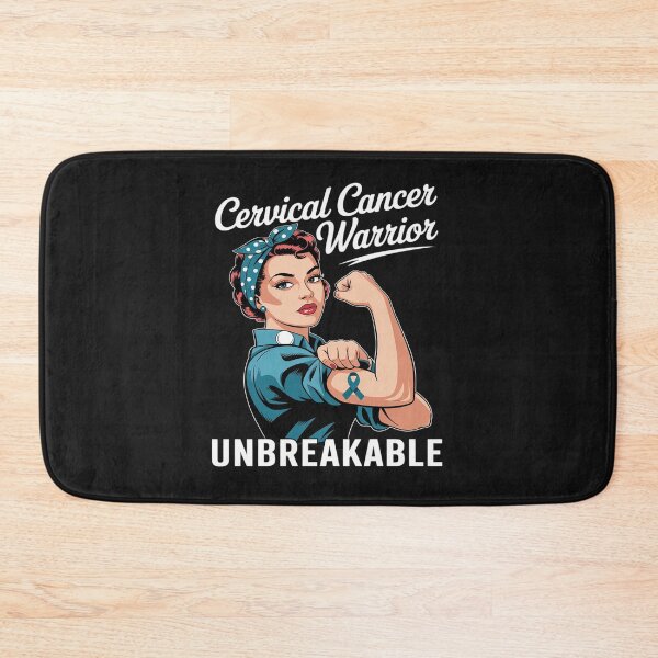 Item preview, Cervical Cancer Warrior Unbreakable Awareness designed and sold by tkhrbika.