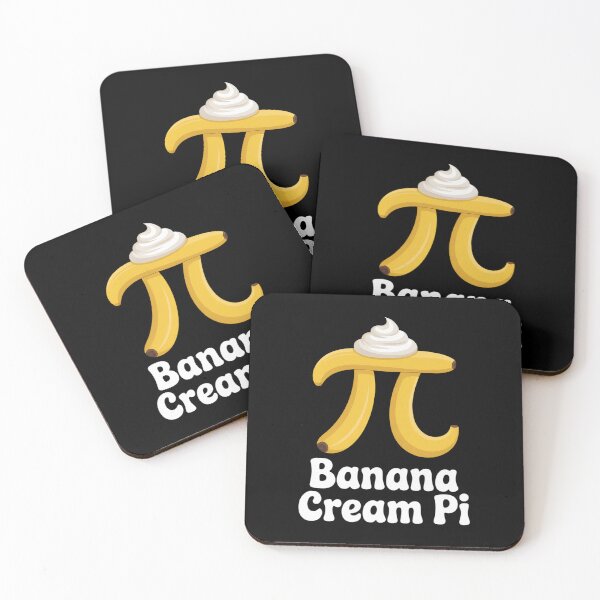 Aperçu de l'œuvre Crème de banane Pi Math Geek drôle 3.14 Journée Pi créée et vendue par Moxizz.