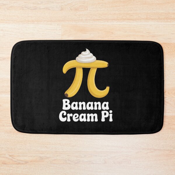 Aperçu de l'œuvre Crème de banane Pi Math Geek drôle 3.14 Journée Pi créée et vendue par Moxizz.
