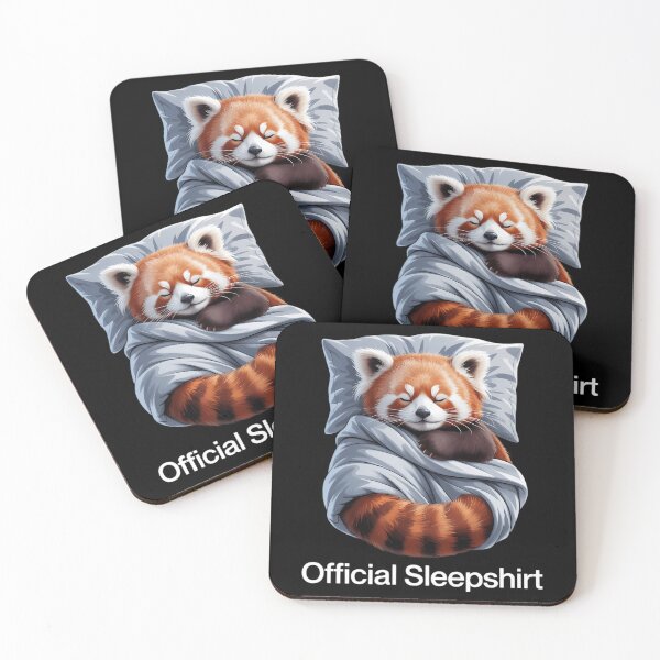 Item preview, Official Sleepshirt Sleeping Red Panda Animal Lovers  designed and sold by FaithAbbott.