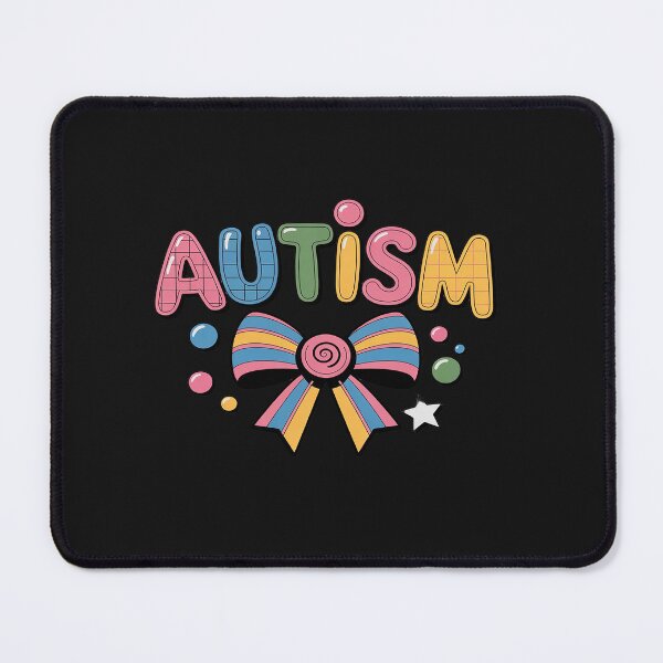Item preview, Checkered Autism Coquette Bow Autism Awareness designed and sold by tkhrbika.