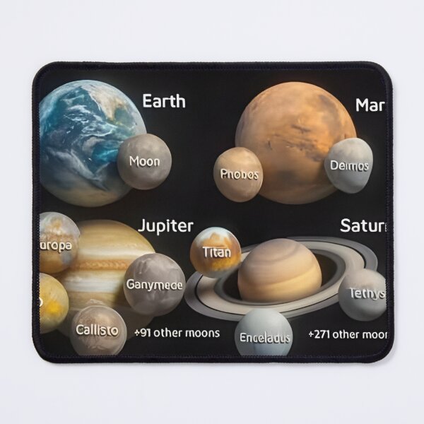 Item preview, Moons of our solar system designed and sold by RadiantGraphics.