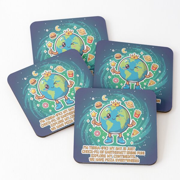 Item preview, Terra‑ific Pizza Everywhere Earth designed and sold by JustSketchs.
