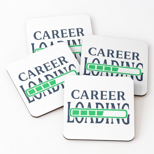 Item preview, Career Loading Progress Bar – Minimalist Motivational Typography Design designed and sold by mbmstores.