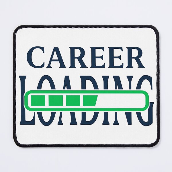 Item preview, Career Loading Progress Bar – Minimalist Motivational Typography Design designed and sold by mbmstores.