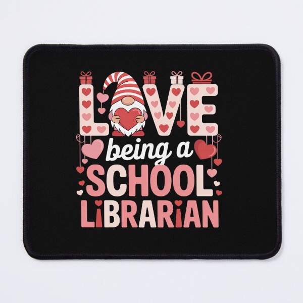 Item preview, Being A School Librarian Valentine Librarian Valentines Day designed and sold by Moxizz.