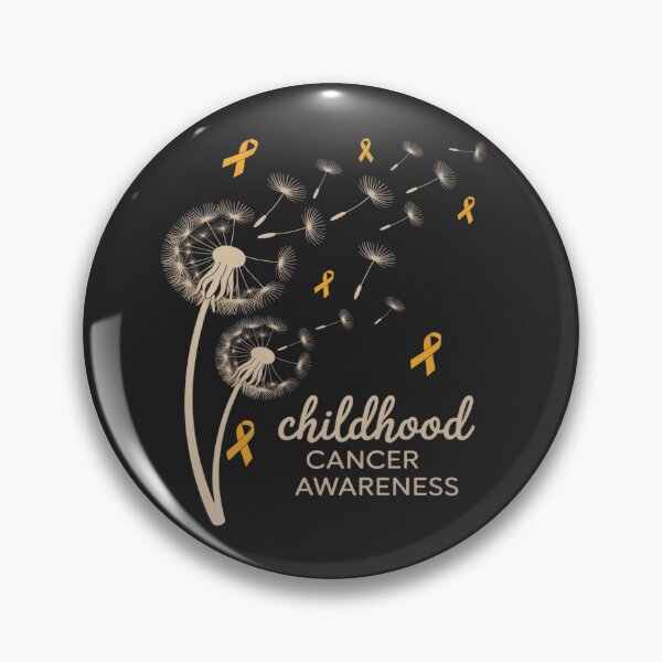 Item preview, Childhood Cancer Awareness Dandelion Flower Gold Ribbon designed and sold by tkhrbika.