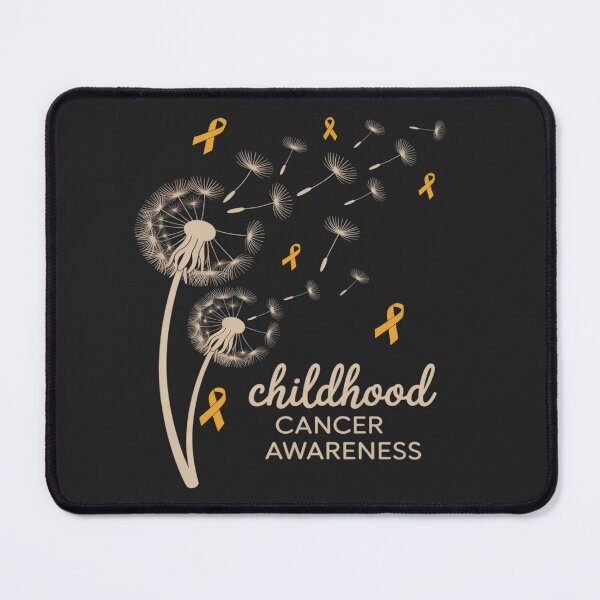 Item preview, Childhood Cancer Awareness Dandelion Flower Gold Ribbon designed and sold by tkhrbika.
