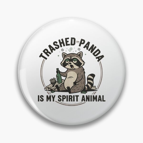 Item preview, Trashed Panda Funny Raccoon Graphic Drunk Raccoon Meme  designed and sold by gustavbellocci.