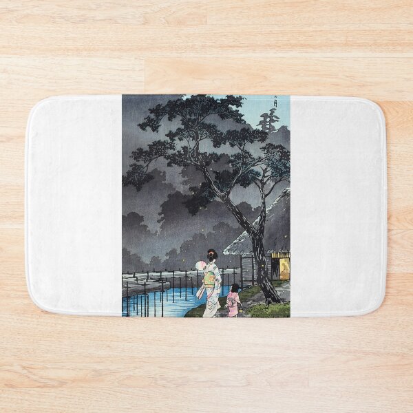 Item preview, Moon at Sekiguchi (Fireflies) - Hiroaki Takahashi Vintage Print designed and sold by Open Canvas.