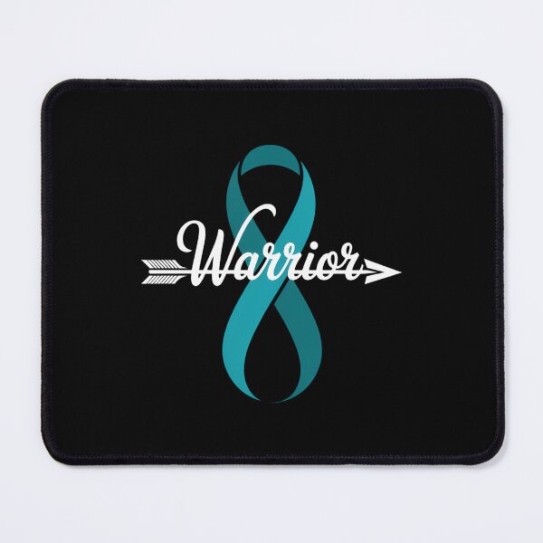 Item preview, Ovarian Cancer Awareness Month Woman Teal Ribbon Warrior designed and sold by IdunayaStore.