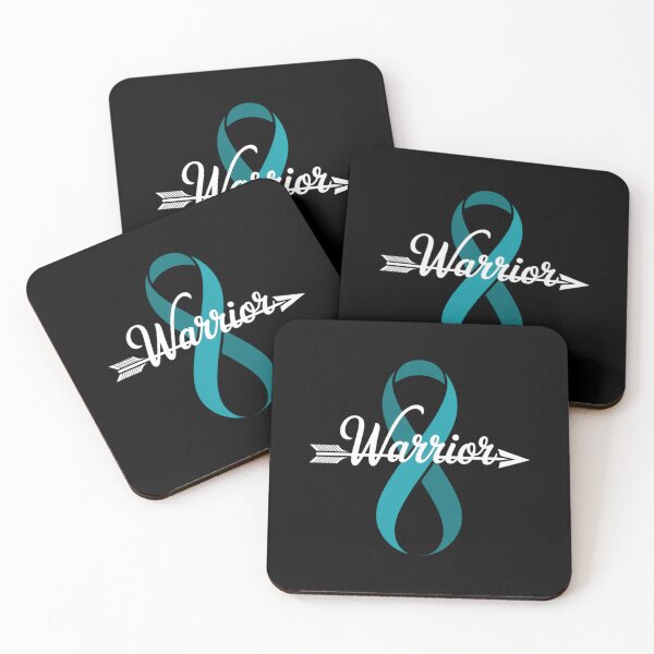 Item preview, Ovarian Cancer Awareness Month Woman Teal Ribbon Warrior designed and sold by IdunayaStore.