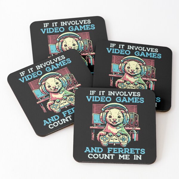 Item preview, Gaming If Involves Video Games Ferrets Gamer Boys Men designed and sold by vaharisanic.