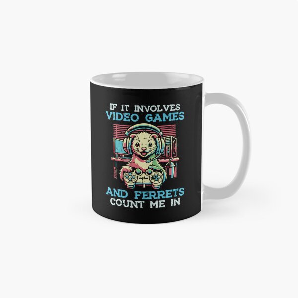 Item preview, Gaming If Involves Video Games Ferrets Gamer Boys Men designed and sold by vaharisanic.