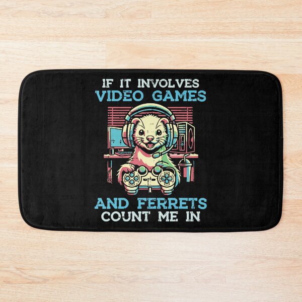Item preview, Gaming If Involves Video Games Ferrets Gamer Boys Men designed and sold by vaharisanic.
