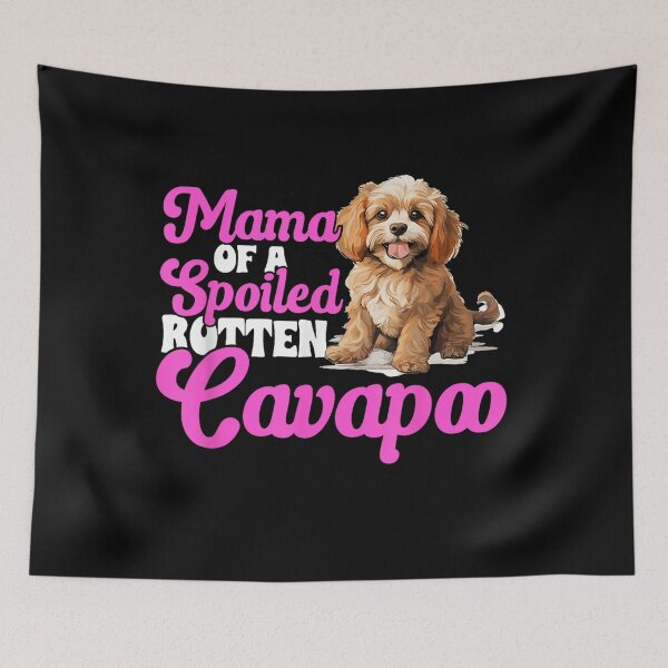 Item preview, Cavapoo Dog Breed Pet Mama of a Spoiled Rotten for Mom Dad Kids designed and sold by SALI MANI.
