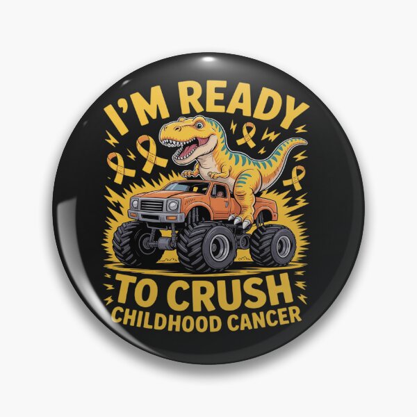 Item preview, Childhood Cancer T Rex I'm Ready To Crush Childhood Cancer designed and sold by tkhrbika.