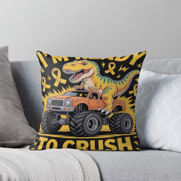 Item preview, Childhood Cancer T Rex I'm Ready To Crush Childhood Cancer designed and sold by tkhrbika.