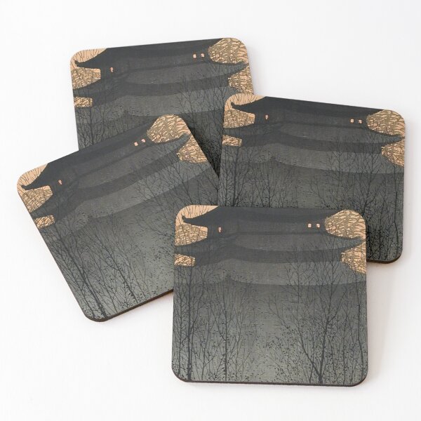 Item preview, Hirosaki Castle Silhouette - Hiroaki Takahashi Vintage Print designed and sold by Open Canvas.