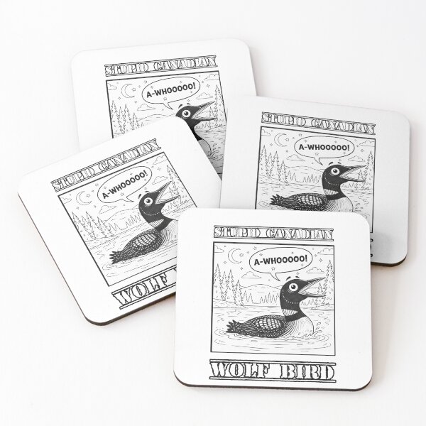 Item preview, Stupid​ canadian​ wolf​ bird​ designed and sold by DigitalArtTK.