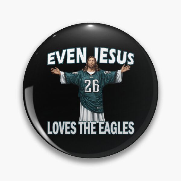 Item preview, Even Jesus Loves The Eagles Meme designed and sold by DragonessblueS.