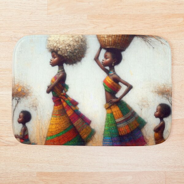 Aperçu de l'œuvre Femmes africaines créée et vendue par Beyondnote-Art.
