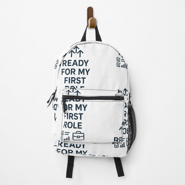 Item preview, READY FOR MY FIRST ROLE – Minimalist Motivational T-Shirt for Graduates designed and sold by mbmstores.