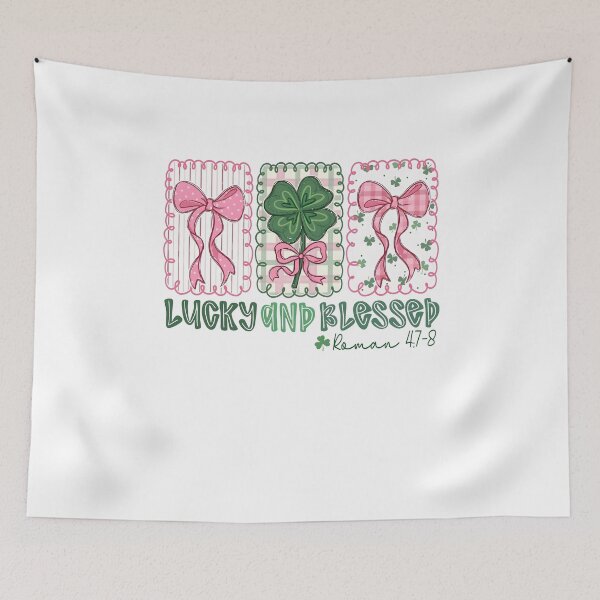 Item preview, Lucky and Blessed Romans 4:7-8 designed and sold by Nicobondar.