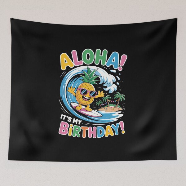 Item preview, Hawaii It My Birthday Party Aloha Hawaiian Floral designed and sold by IdunayaStore.