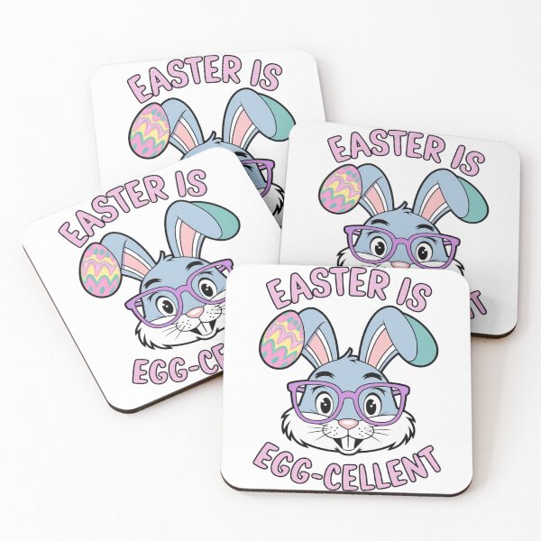 Item preview, Easter Is Egg-Cellent – Cute Bunny with Glasses Funny Easter Design designed and sold by SvgCraft.